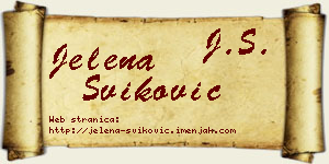 Jelena Šviković vizit kartica
